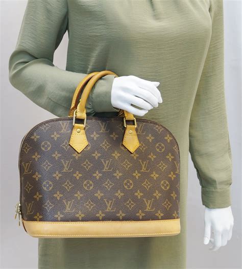 louis vuitton alma brown|alma pm canvas handbags.